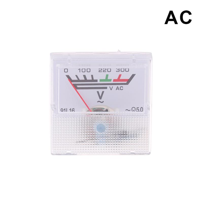 AC 150-300V DC 10-250V DC 5-75A Амперметр Мини-вольтметр Амперметр Тестер Аналоговый Стрелочный Вольтметр Амперметр Панельный прибор