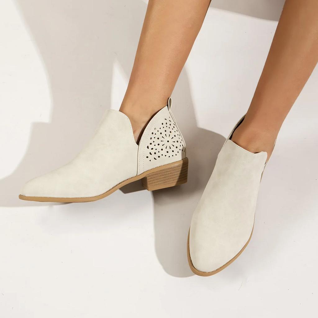 Женские ботильоны Outlet Летние сапоги на низком каблуке с леопардовым принтом Толстая подошва Сексуальные женские сапоги цвета хаки на высоком каблуке Женская обувь Женские сапоги