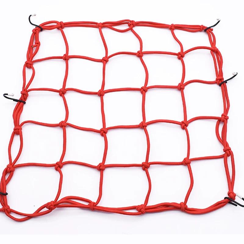 1 PC Motorcycle Luggage Net Helmet Mesh Fuel Tank Storage Rubber Band Luggage Compaction Storage Cargo Sorting Net