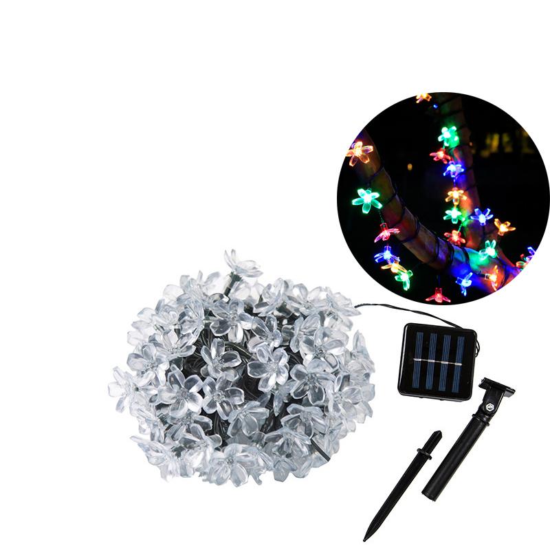 100LED Солнечная гирлянда в виде пчелы, уличный сказочный свет, елка, Рождественская гирлянда, 8 режимов, водонепроницаемый декор для патио, сада, вечеринки