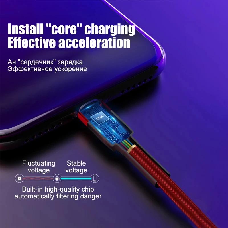 USB-кабель KEAI для iPhone 11 12 13 14 Pro Max 8 Plus, быстрая зарядка, USB-кабель A для iPhone, зарядное устройство, дата-провод, 2,4 А, плетеный кабель