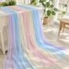 Gradient Rainbow Tulle Table Runner Shiny Dot Ceiling Drape Mesh Tulle Fabric  Baby Shower