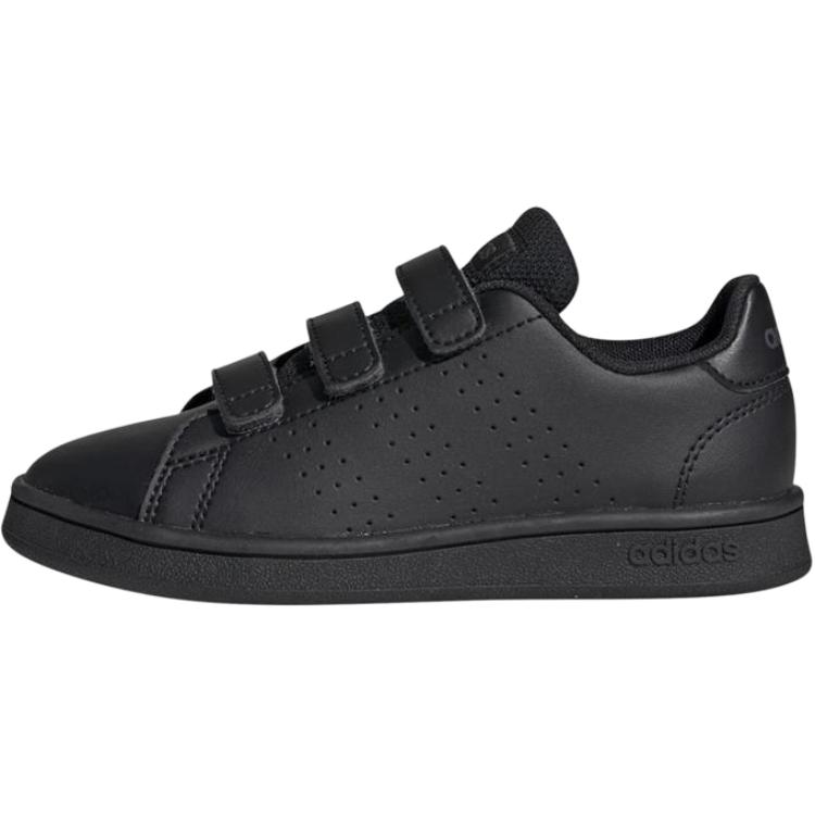 adidas Neo Advantage Модные Прочные Низкие Детские Кеды для Скейтбординга Детские Кроссовки Черные EF0222