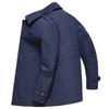 Мужское однобортное тренчкот в стиле business casual
