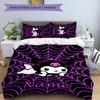 3pcs Kuromi6 Cover Set - Personalized Name, HD Printed Bedding with 1 Cover and 2 Pillowcases - Perfect for Home Decor, Easy Care