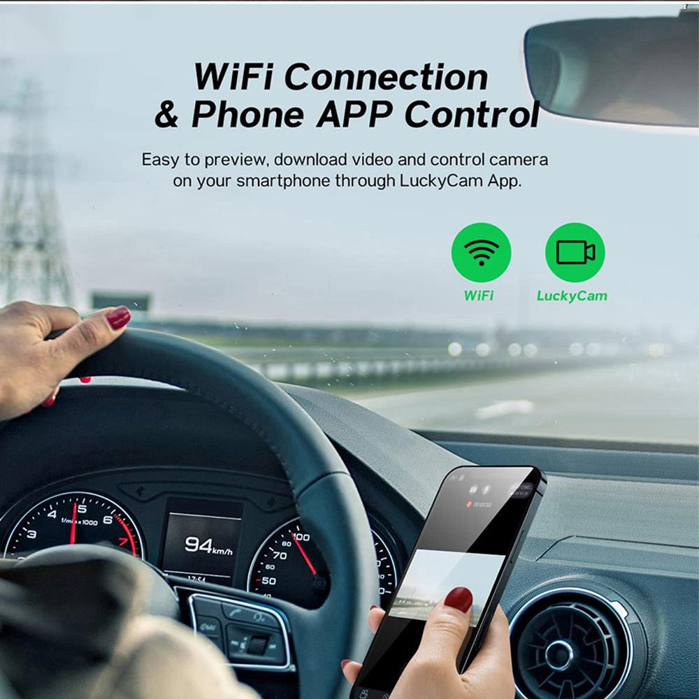 3-объективный 1080P WIFI двойная камера видеорегистратор для автомобилей автомобильная камера с ИК ночным видением, циклическая запись широкоугольный автомобильный видеорегистратор Came Black box