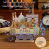 3D Wooden Paris Music Box Puzzle – Romantic Ornament & Decompression Toy