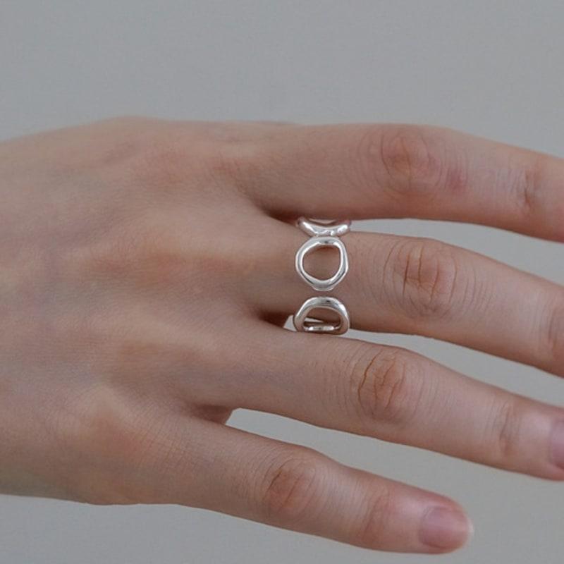 oar Circle Bold Ring
