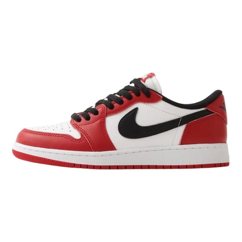 Air Jordan 1 Retro Low OG GS Chicago 2025 Детские кроссовки Красный Varsity-Red Черный HQ6999-600