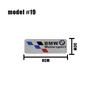 For Bmw E46 E36 G20 E90 E60 F30 F10 E39 X1 M Performance 3D Aluminum Car Styling Sticker Body Trunk Decoration Decal Accessories QZ5
