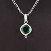 Green Emerald Gemstone Sterling Silver Birthday Gift Anniversary May New Pendant PP-11-1