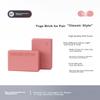 Keep Yoga Blocks, Dance Blocks for Adults And Children, EVA Yoga Equipment, Leg Stretching Aid, Pink Sand, Set of 2