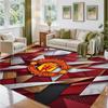Manchester United Design Crystal Velvet Rug Soft Decorative Mat for Bedroom Entrance