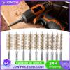 6/8/10/12 Pcs 8mm-19mm Wire Brush Twisted Wire Cleaning Brush Tube Pipe Cleaning Brush Copper Tube Pipe Cleaner for Power Drill