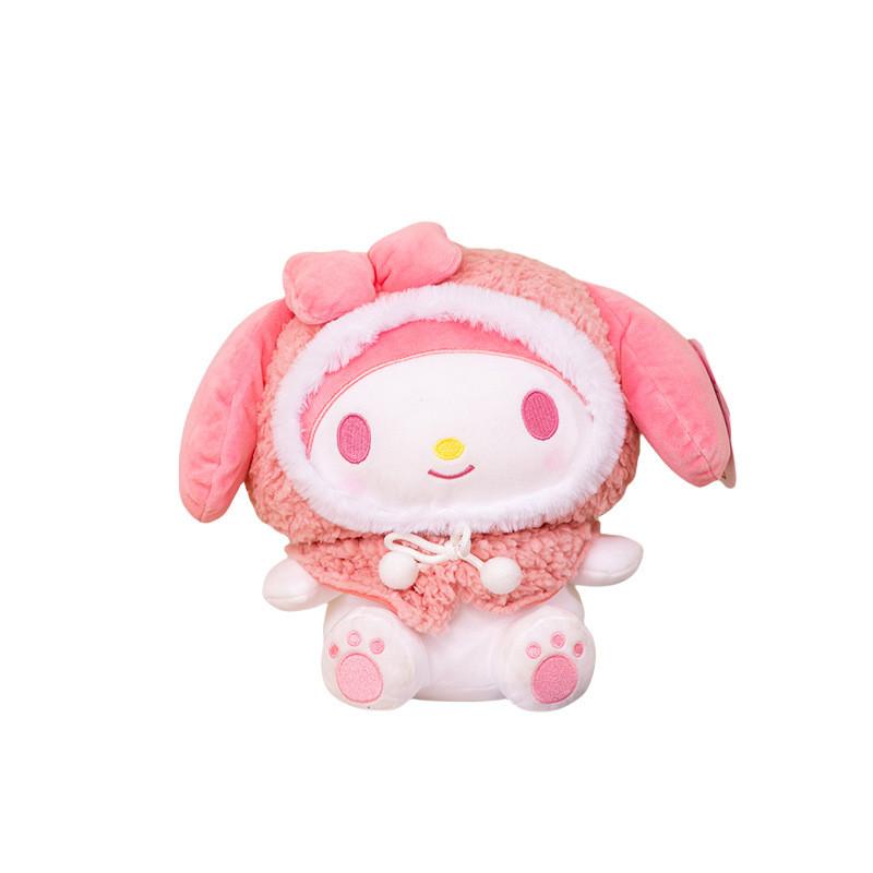 Очаровательные лицензированные Sanrio плюшевые куклы Куроми и Мелоди, мягкие, милые, набивные животные для детей