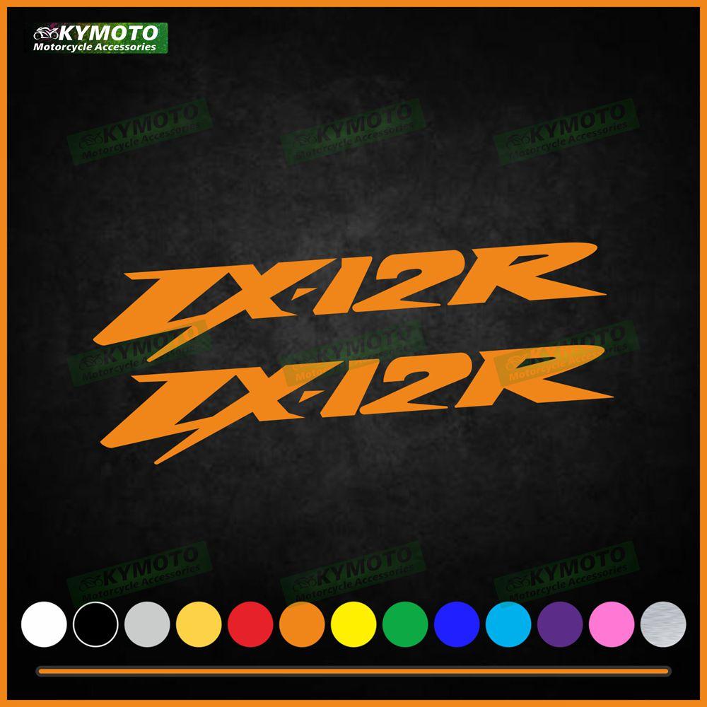 For ZX-12R ZX12R racing motorcycle accessories decals fairing decoration helmet fuel tank engine logo reflective sticker