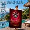 Custom Name Beach Towel FC Spartak Soft and Quick-drying Beach Towel, Suitable for Travel, Swimming Pool, Gym, Yoga, Gifts