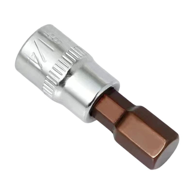 Ratchet Wrench Socket Set 1/4" Hexagonal Drive Screwdriver Bit Repair Hand Tool Socket Wrench Adapter