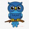 Drawing Color Owl Drawing Friend Owl Iron On Heat Transfer Printing Vinyl Patches Sticker for Clothes DIY Appliques Washable Patches