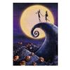 Tenyo In 500 Piece Flash Magic Jigsaw Puzzle Disney The Nightmare Before Christmas Wrapped In Moonlight Comes with Glue and Spatula Service Card