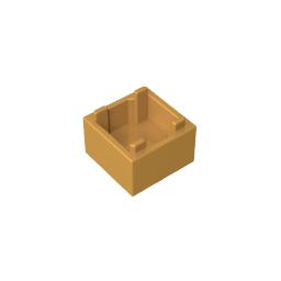 Gobricks GDS-90062 Контейнерная коробка 2x2x1 Сверху открывающийся Совместим с Строительными блоками 35700