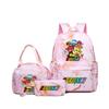 Rhythm Box Teen Schoolbag Sprunki Cartoon Print Backpack Pencil Bag Three-piece Children's Schoolbag 4
