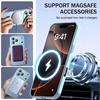 Coque pour iPhone 18 Pro Max, Silicone Anti-Rayures avec Cercle Magnétique - Bleu