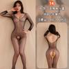 Fun net clothes, sexy set, stockings, open-file perspective hollow-out, private-free onesie, high elastic set, large size set.