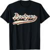 Dodgers Имя Ретро Винтаж Подарок для Мужчин Женщин Мальчика Девочки Футболка