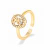CHHC Adjustable Women's Cubic Zirconia Ring with Gift Box