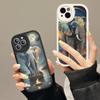 Чехол для телефона Elephant из твердой кожи для iPhone 14 13 12 Mini 11 14 Pro Max Xs X Xr 7 8 Plus Fundas