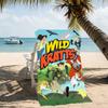Beach Towel with Wild Kratts Pattern - soft,absorbent,machine washable Lightweight&Modern,swimming,Travel Essentials