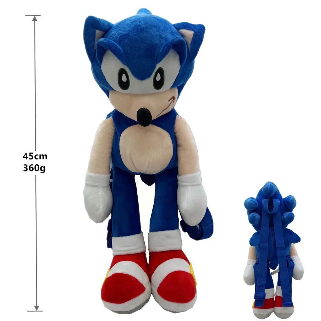 Shadow Hedgehog Plush Toy Soft Stuffed Animal Cartoon Doll Anime Figure Gift For Kids