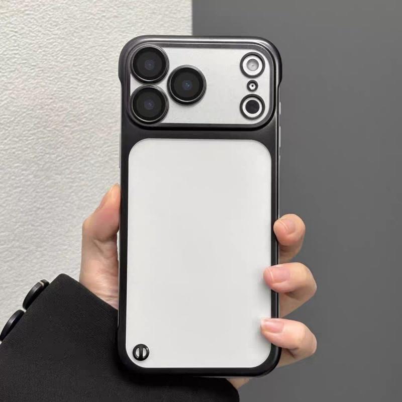 Роскошный ультратонкий матовый AG чехол с покрытием для iPhone 17 Air 16 15 14 13 12 11 Pro Max Plus Безрамочная прозрачная глянцевая PC крышка для телефона