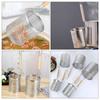 Filter Spoon Stainless Steel Food Strainer Mesh Pasta Wooden Straining Basket Vegetable Colander