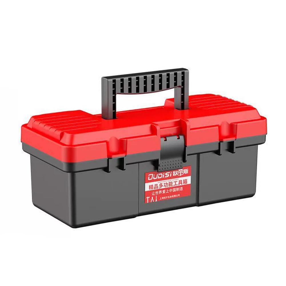 Small Toolbox Easy Access Handled Heavy Duty Handle Maintenance DIY Tool Storage For Vehicle Car Home Office Workshop Garage