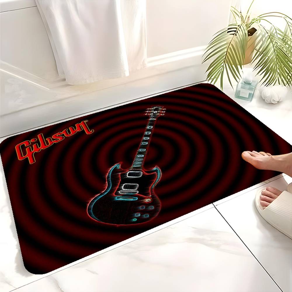 G-Gibson Музыкальный Коридорный Ковер Моющийся Нескользящий Гостиная Диван Стулья Зональный Коврик Кухня Придверный Коврик Ковер