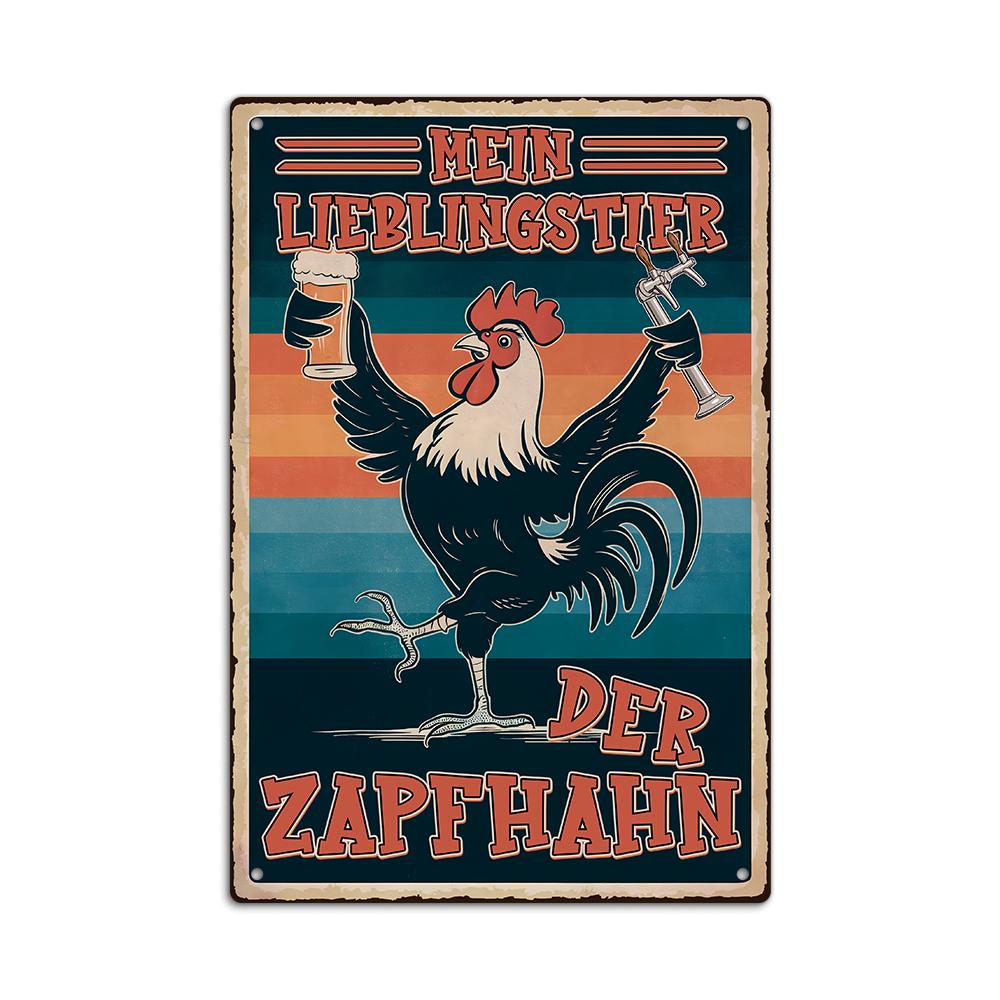 Декор 1 шт. Немецкая винтажная металлическая жестяная вывеска, настенный декор для дома, фермерского бара, паба, клуба, подарок для друзей, 7,9x11,8 дюймов