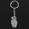 Fashion Keychain 44x22mm Bird Peacock Phoenix Bronze Pendants DIY Men Jewelry Car Key Chain Ring Holder Gift