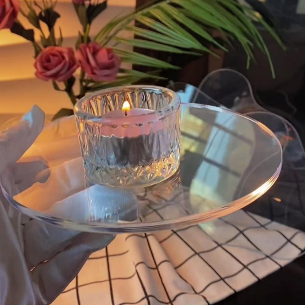 Необычная прозрачная акриловая подставка Ins Wind креативный теплоизоляционный коврик водонепроницаемые подставки под чайные подставки для обеденного стола