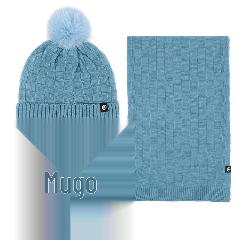 Зимний теплый набор шарф, шапка и перчатки