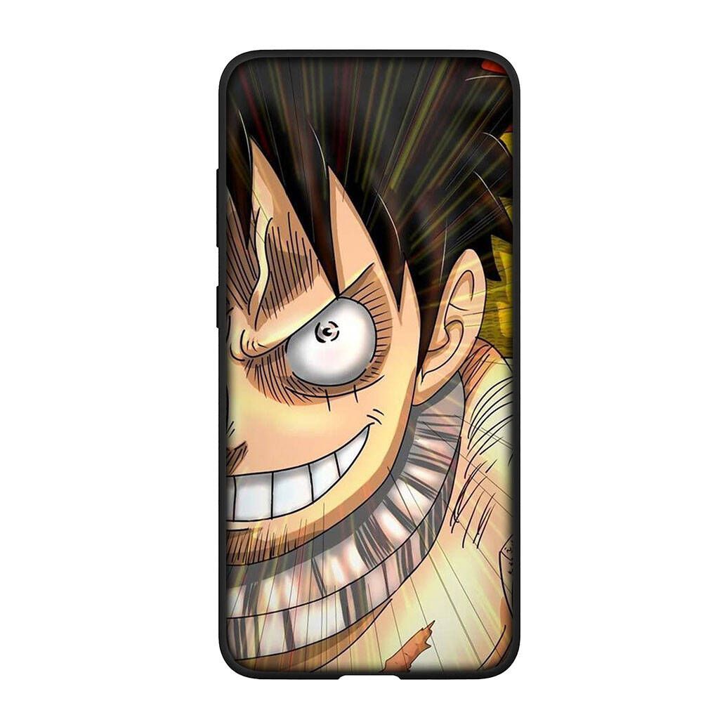 for Samsung Galaxy S25 S24 S23 S22 Ultra FE Plus A17 A37 A57 A56 A55 A06 A16 A15 A36 A26 A35 A05 A25 A54 A34 Case Cartoon Luffy Roronoa Zoro One Piece
