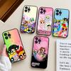 Мягкий чехол-накладка P-Powerpuff-GirlS для IPhone 17 16 Pro Max 15 12 11 16e 13 Mini 14 15 Plus