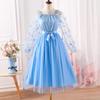 Милое голубое платье для девочек, летнее детское платье принцессы-суперфеи