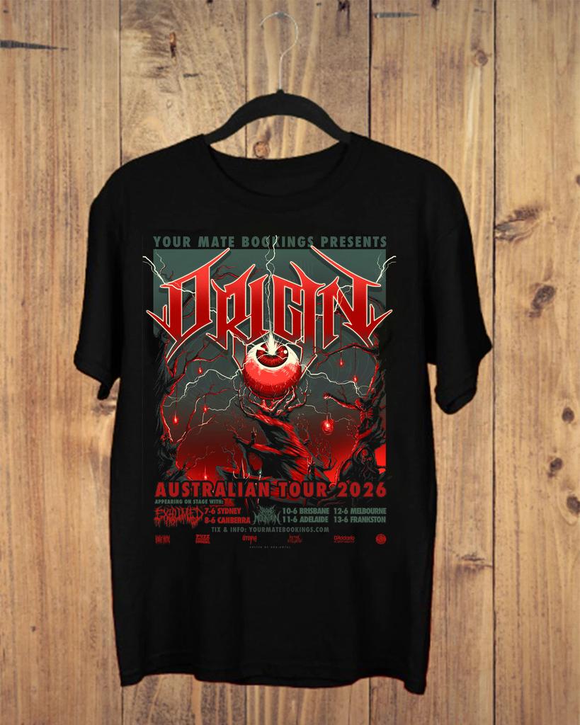 ORIGIN - Australian Tour 20 26 Gift For Fan T-shirt Full Size K1704