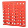 Thread Checker Aluminum Alloy Anodized Surface Metric Standard Sizes Bolt and Nut Identifier Gauge