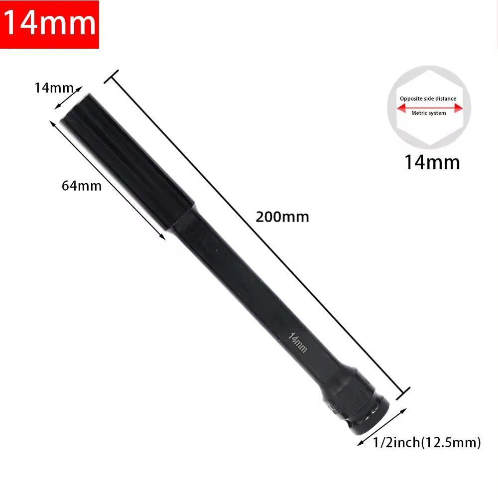 1 шт. Электрический шестигранный стандартный ключ 1/2 дюйма с удлиненной шестигранной головкой и адаптером для головки