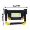 Waterproof Portable LED Flood Lights Work Light for Outdoor Camping Hiking Not Included Battery