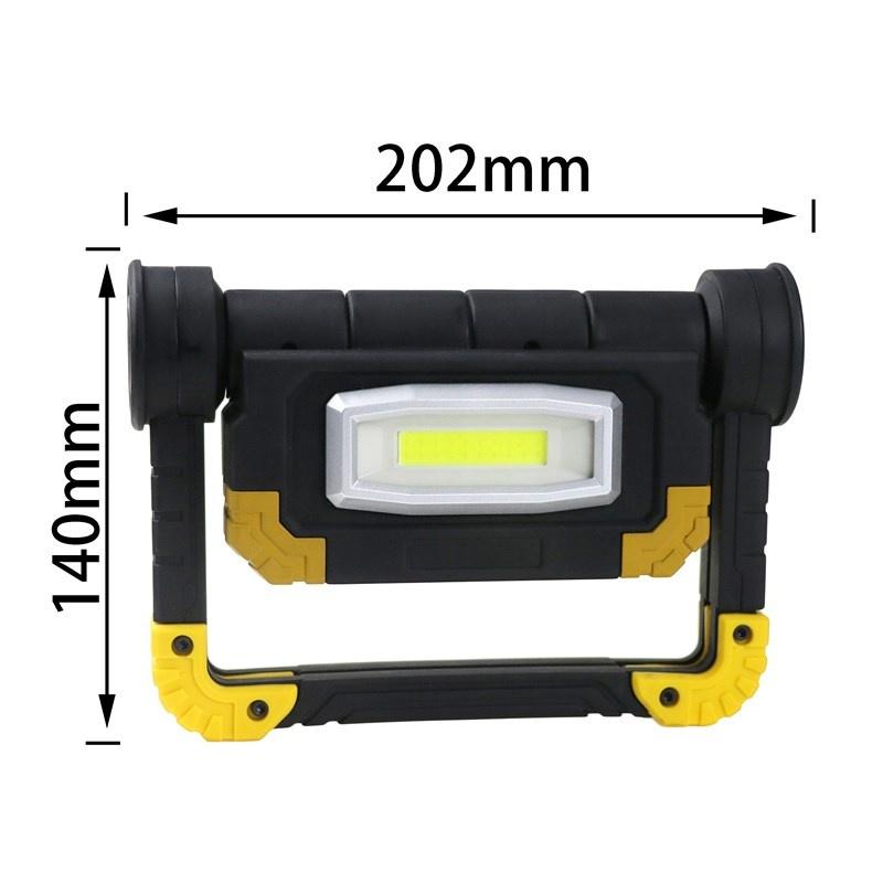 Waterproof Portable LED Flood Lights Work Light for Outdoor Camping Hiking Not Included Battery