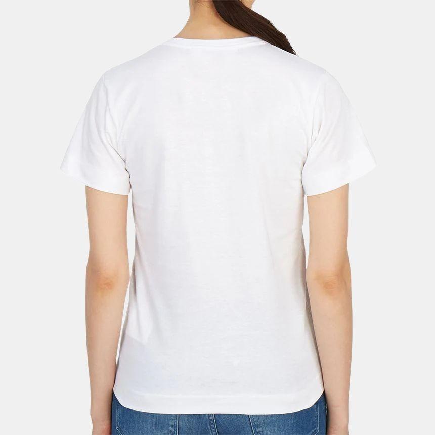 Comme des Garçons PLAY (WMNS) COMME des GARCONS PLAY Multi Heart T-Shirt 'White Black' Women's AZ-T281-051-1